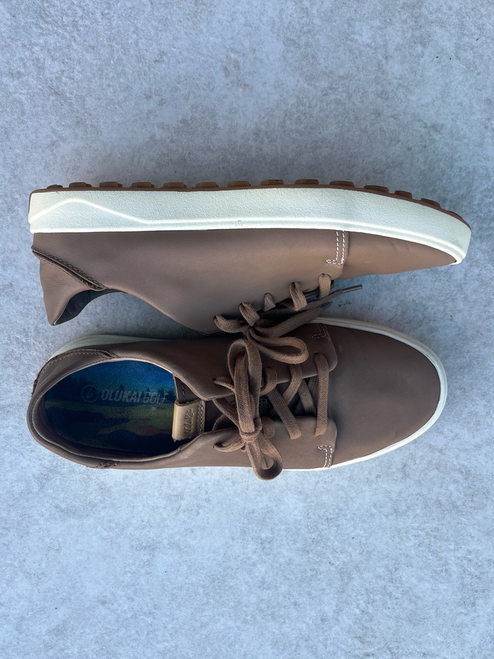 Olukai Women’s Tan Wailea Waterproof Golf Shoes
